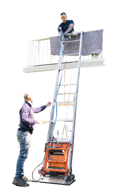 GEDA opbouwlift voor bouw en zware lasten tot 200kg